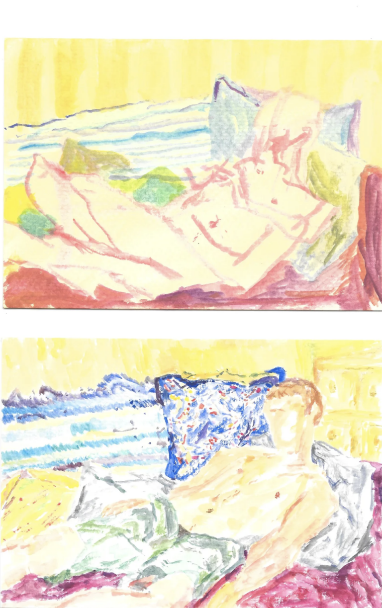 Guache on paper