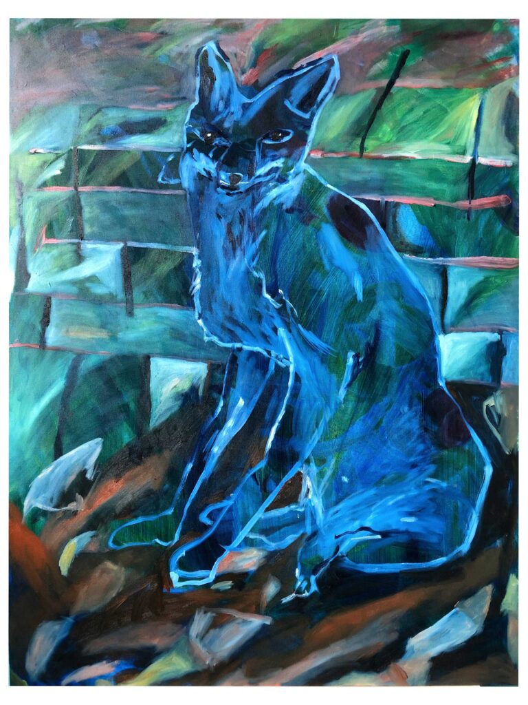 Fox Painting Border